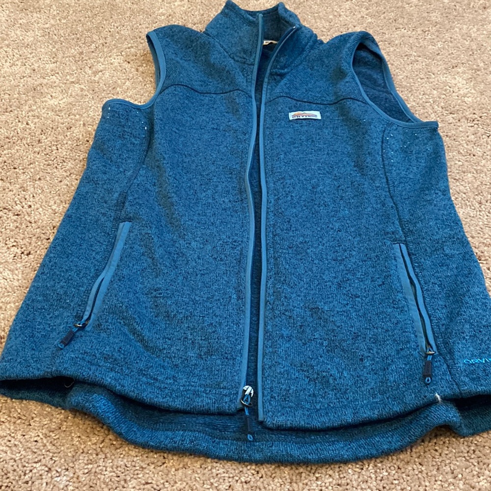 Orvis Teal Blue Women's Fleece Vest